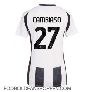 Juventus Andrea Cambiaso #27 Hjemmebanetrøje Dame 2024-25 Kortærmet